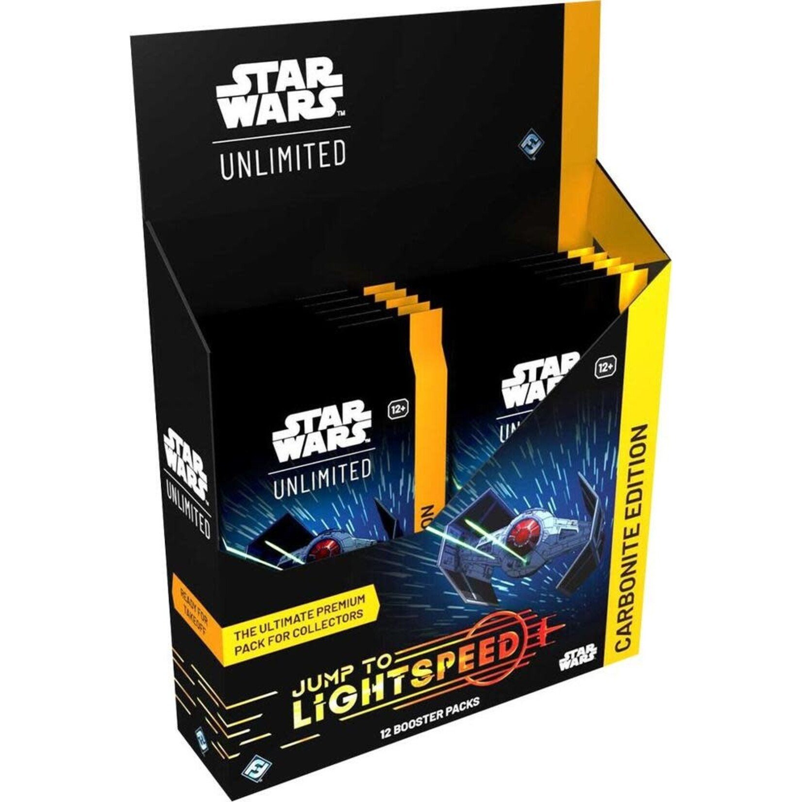 Fantasy Flight Games Star Wars Unlimited Jump to Lightspeed Carbonite Booster Display