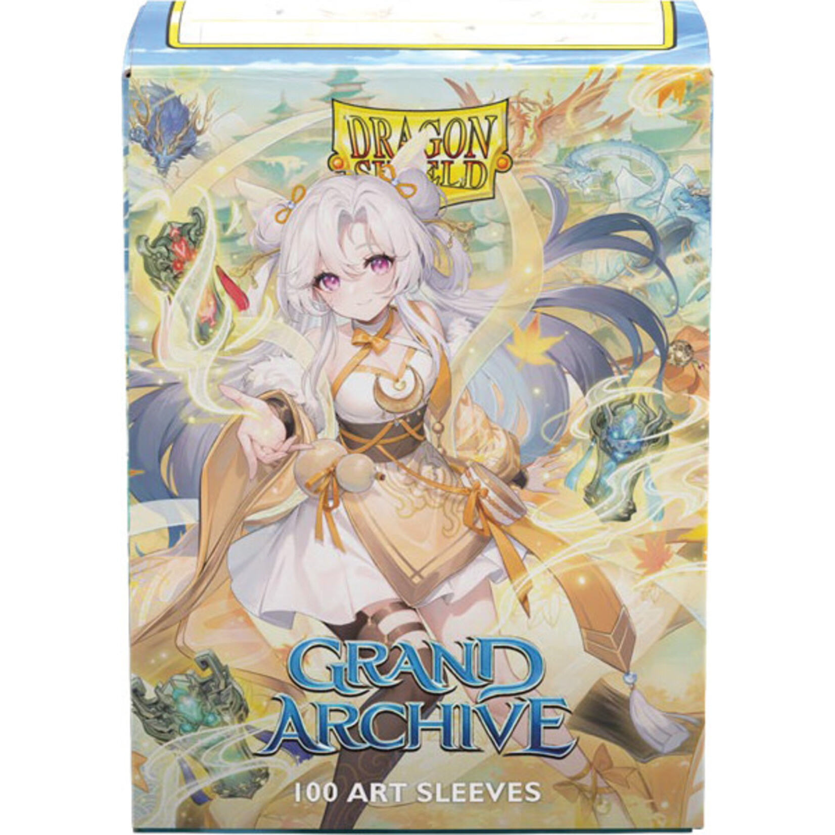 Arcane Tinmen Dragon Shields (100) Matte Art - Grand Archive - Guo Jia