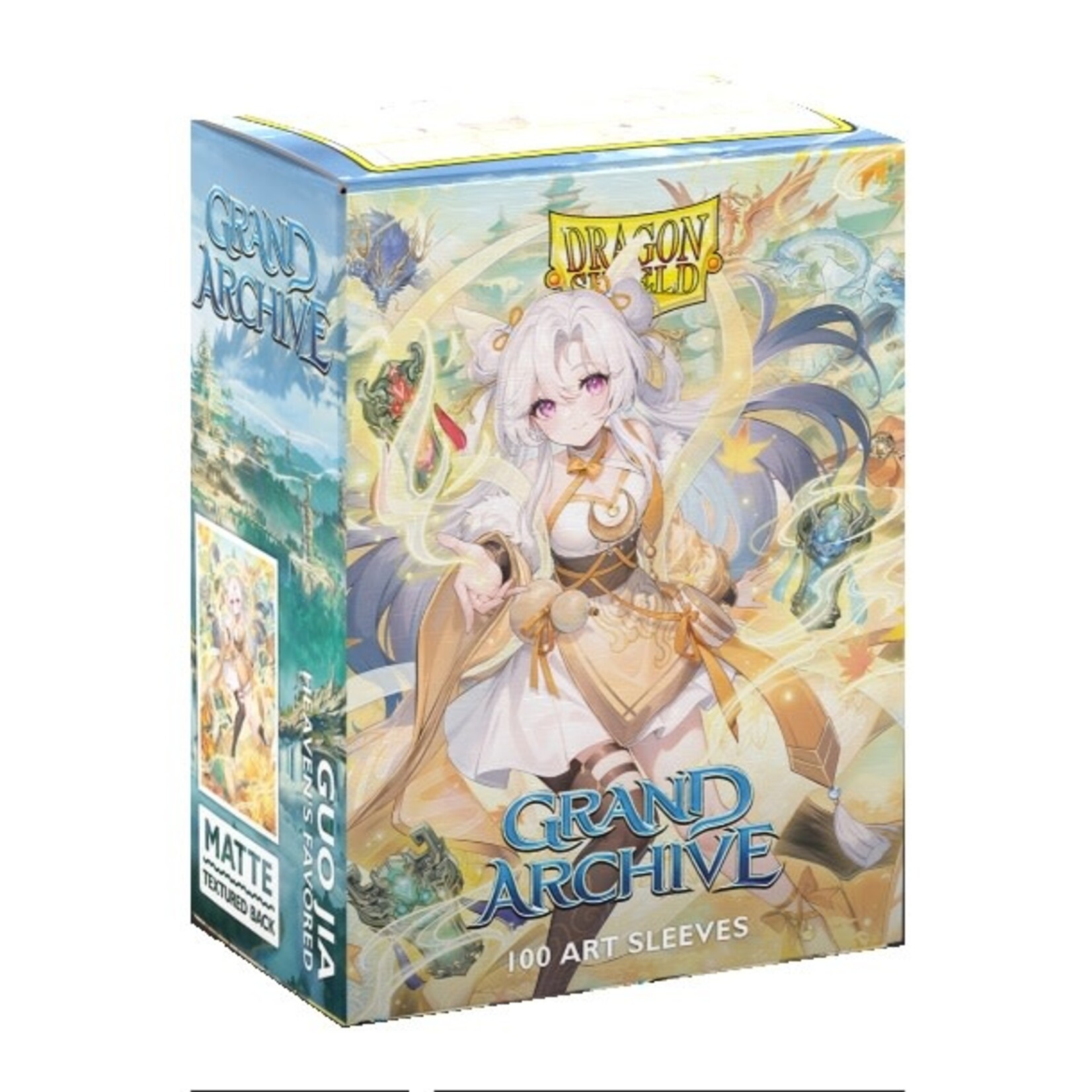 Arcane Tinmen Dragon Shields (100) Matte Art - Grand Archive - Guo Jia