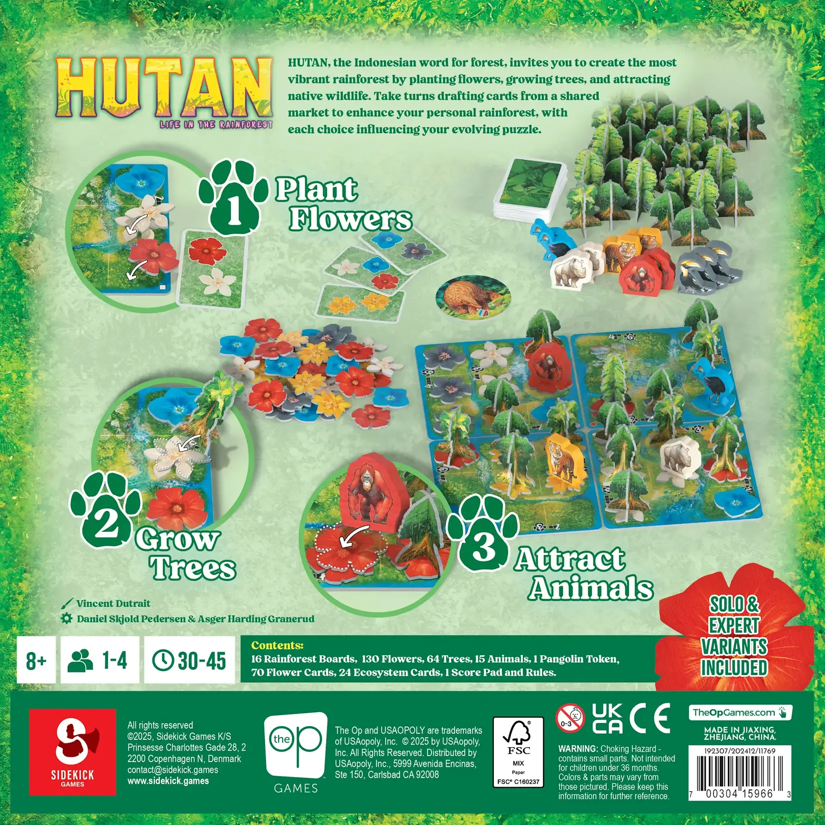 USAopoly HUTAN Life in the Rainforest