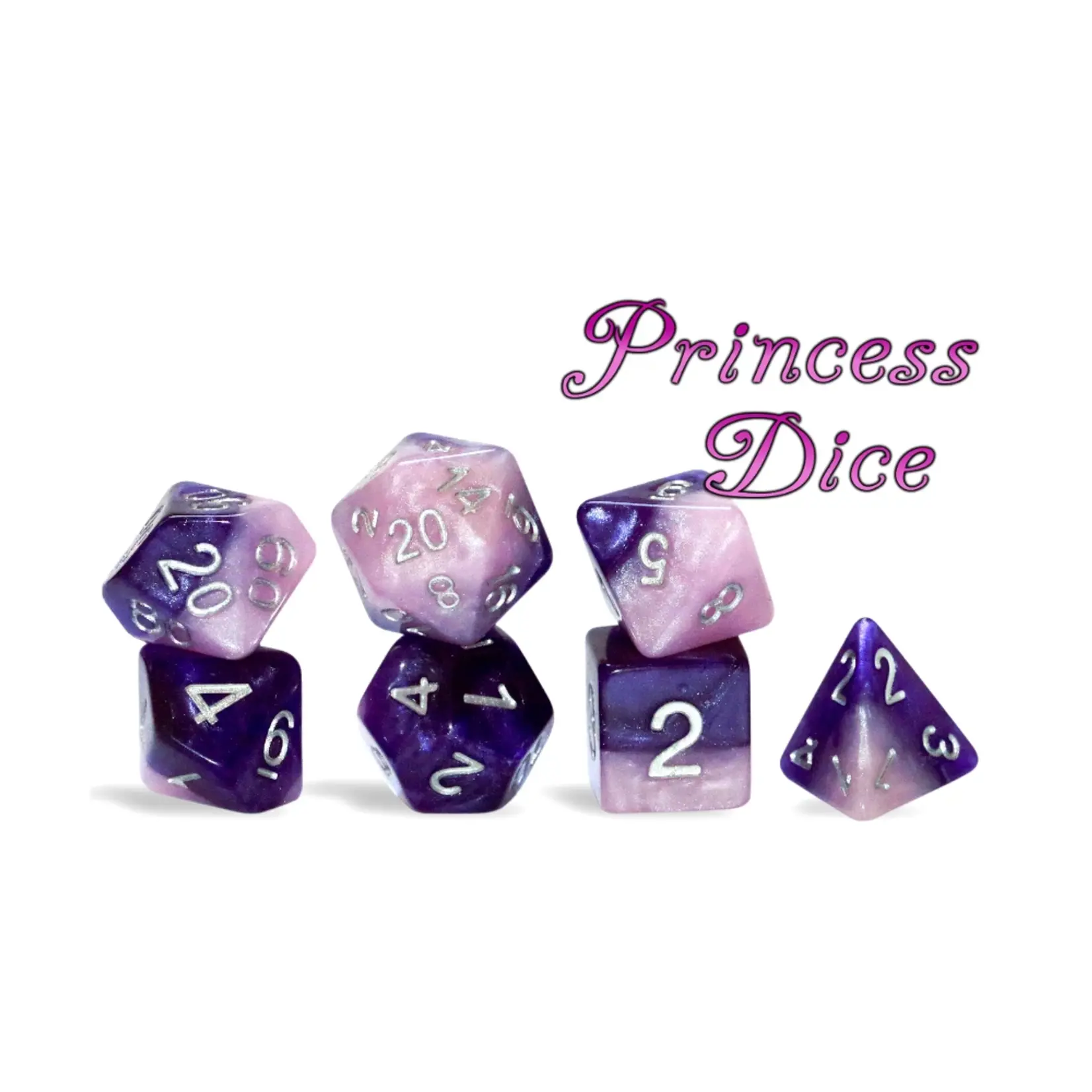Gate Keeper Games Halfsies Dice - 'Princess Dice' 11-Die Set