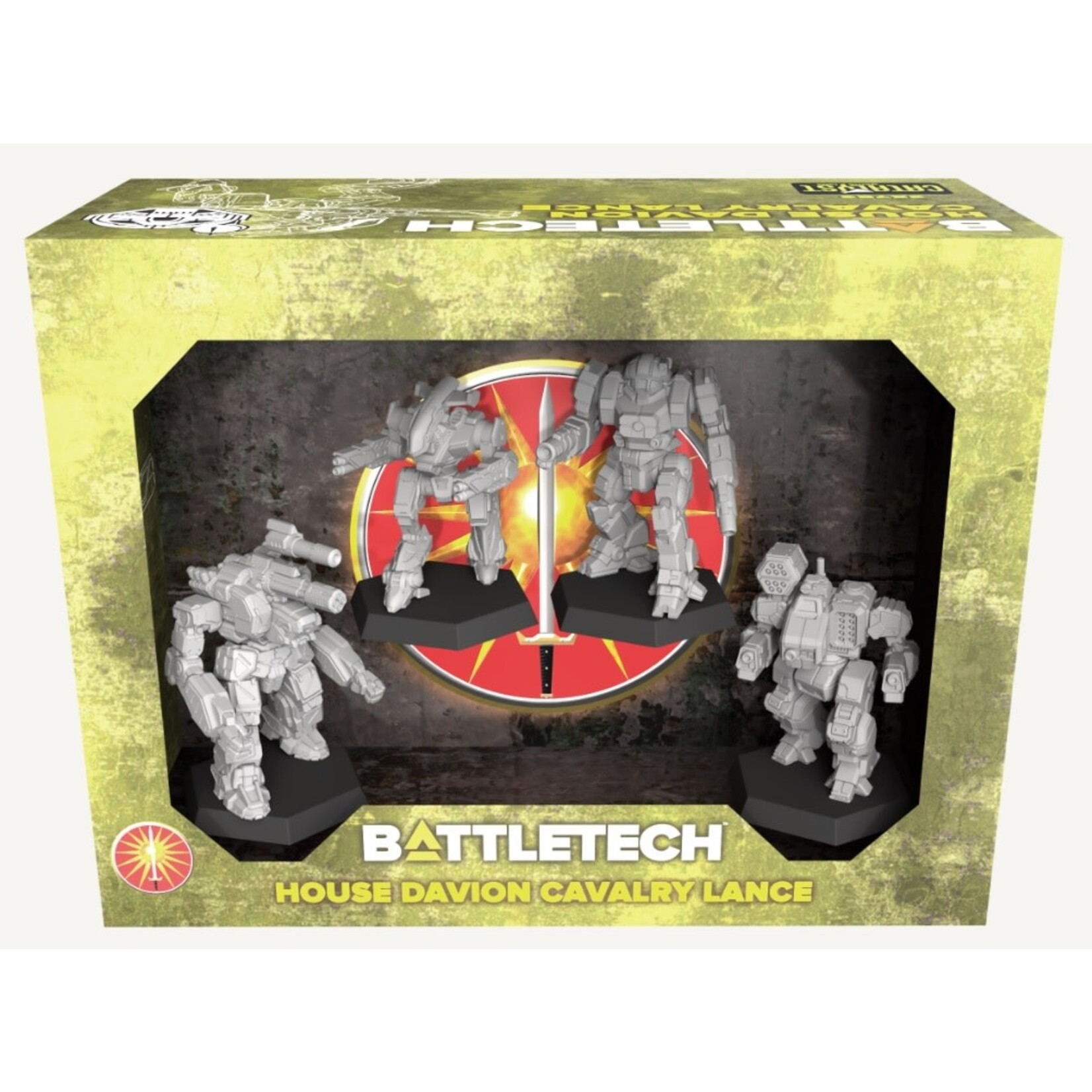 Catalyst Game Labs BattleTech: Miniature ForcePack - House Davion Cavalry Lance