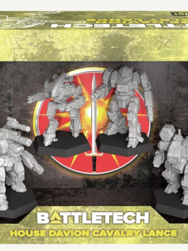 Catalyst Game Labs BattleTech: Miniature ForcePack - House Davion Cavalry Lance