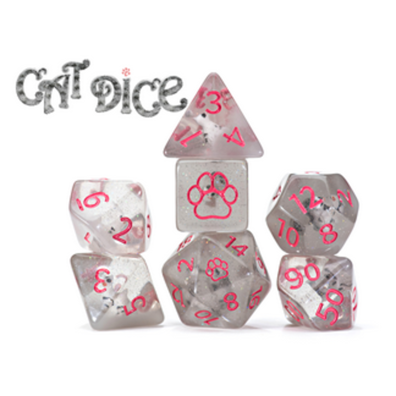 Gate Keeper Games Inclusion Cat Dice 7D Set