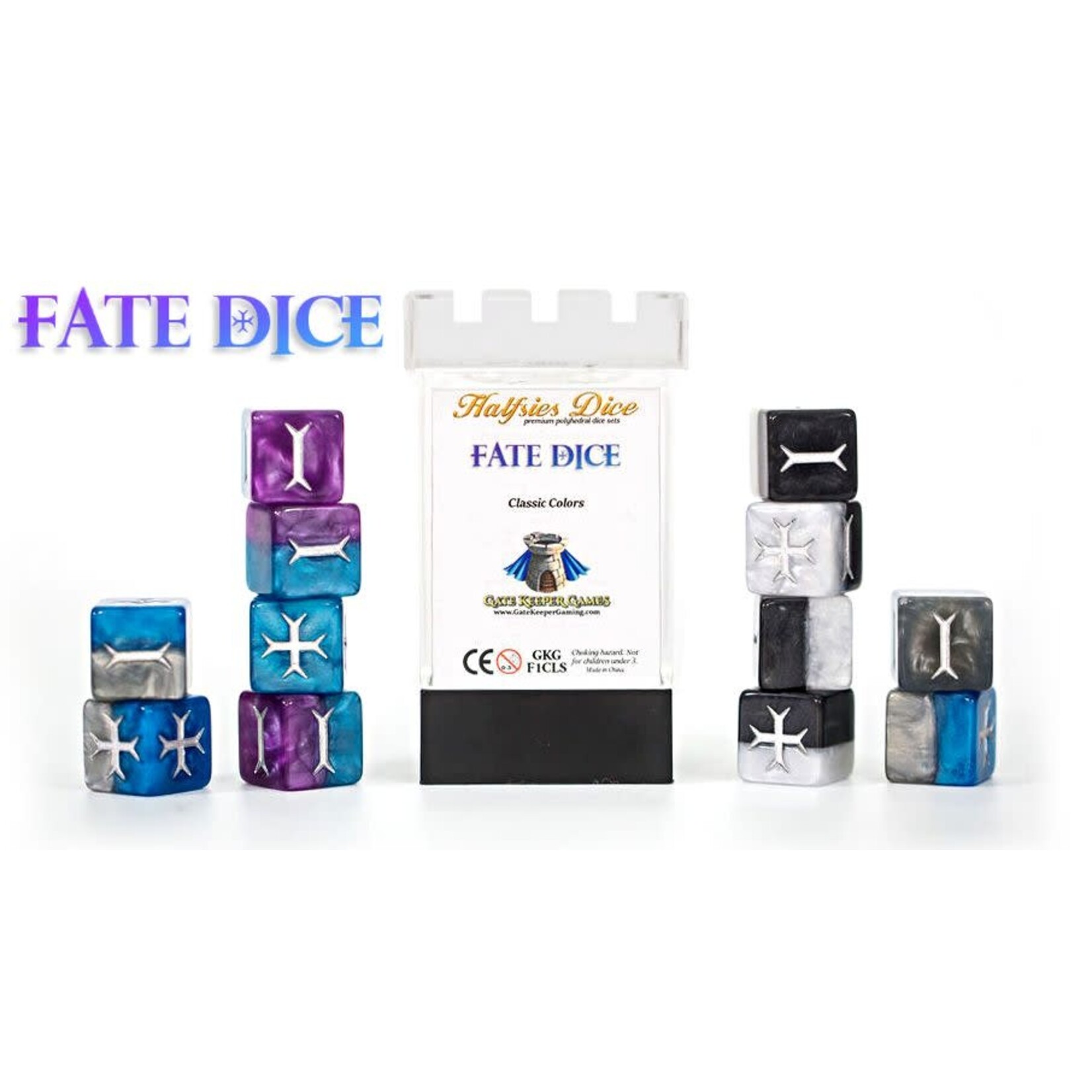 Gate Keeper Games Halfsies Style Legendary Hero Fate Dice