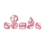 Gate Keeper Games Neutron Dice Rose Quartz 7 die set