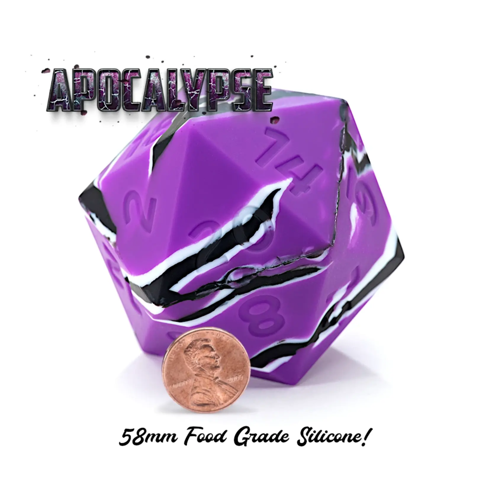 Gate Keeper Games EPIC 58mm Silicone d20 Apocolypse