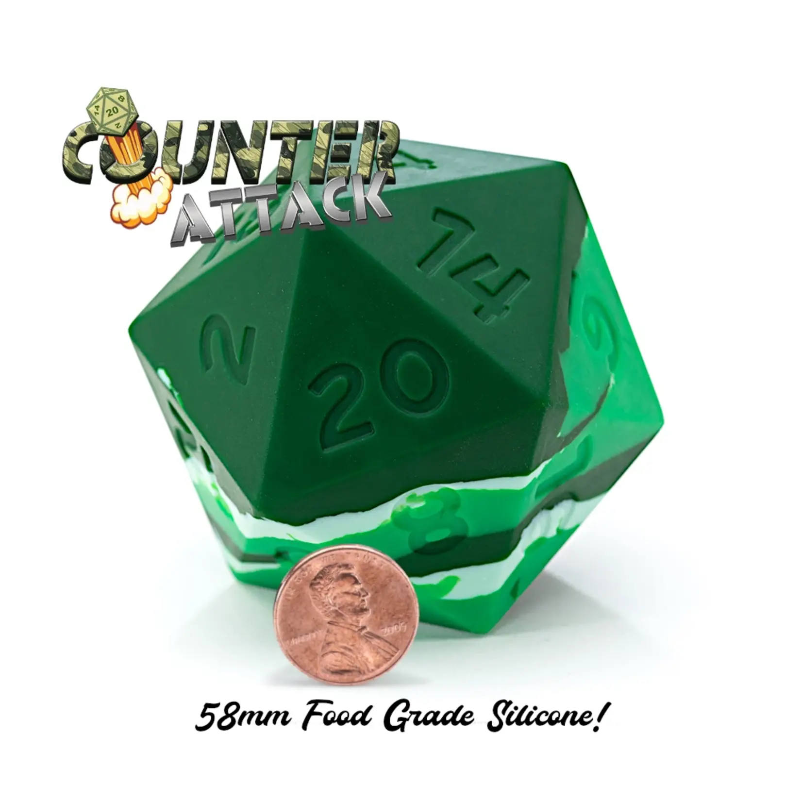 Gate Keeper Games EPIC 58mm Silicone d20 Counter Attack