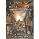 Loke Battle Mats Giant Book of Battle Mats - Streets, Sewers & Cemeteries (17x12")