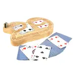 WorldWise Imports Cribbage '29 3-Track Wood