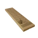 WorldWise Imports Cribbage 3-Track Oak