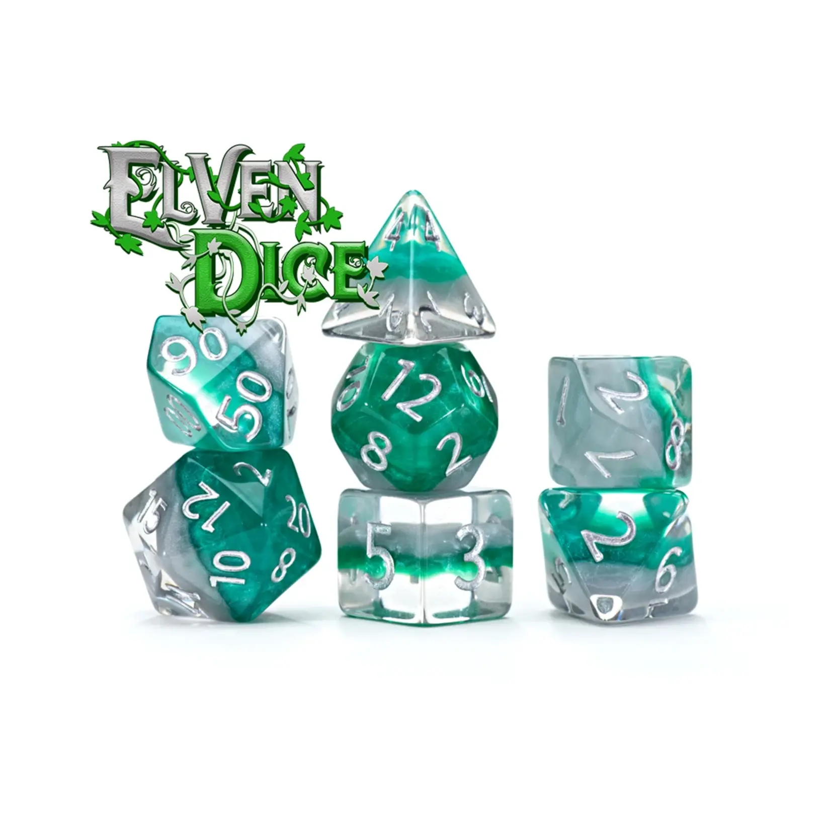 Gate Keeper Games Eclipse Dice - 'Elven Dice' 7-Die Set