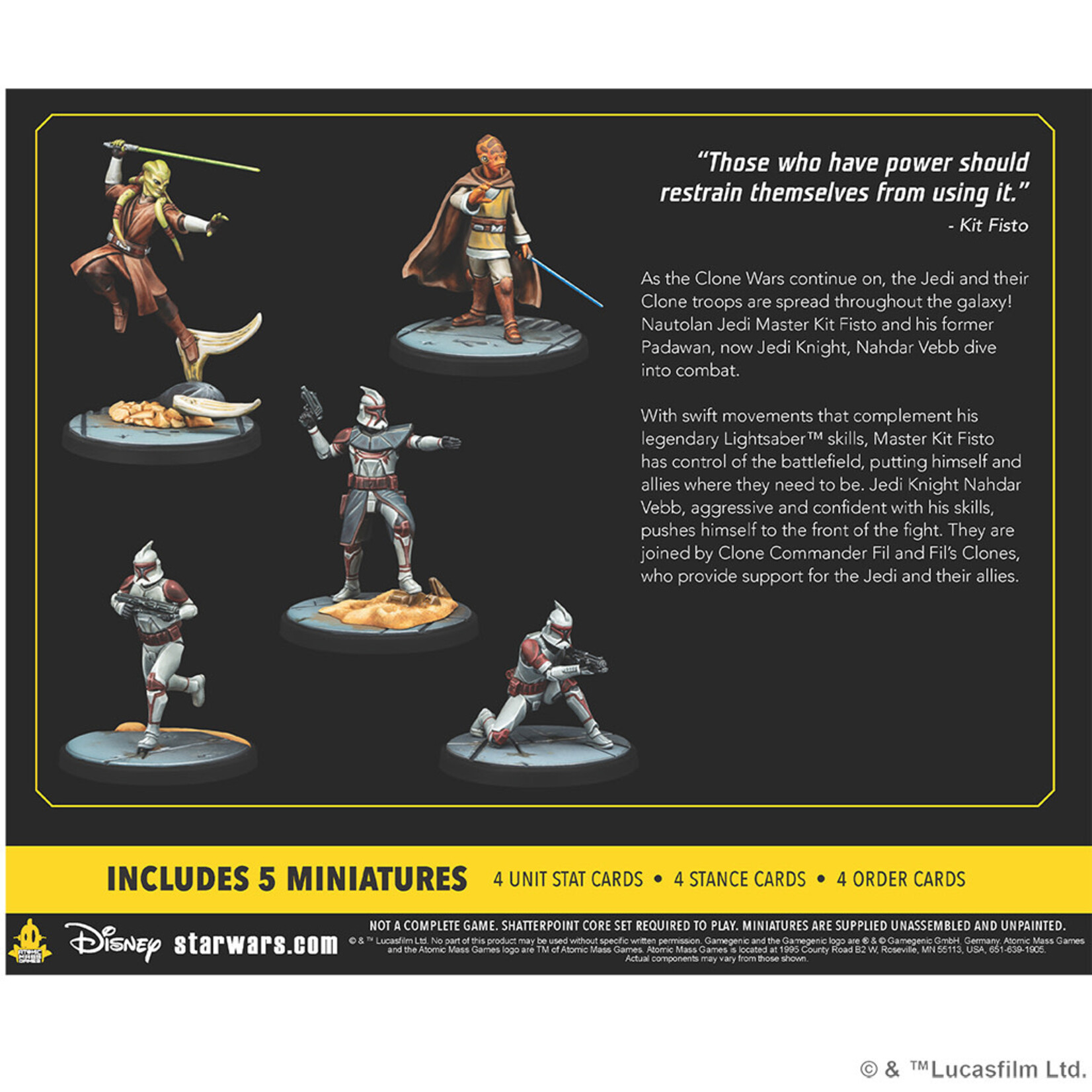 Atomic Mass Games Star Wars Shatterpoint Requesting Your Surrender Squad Pack