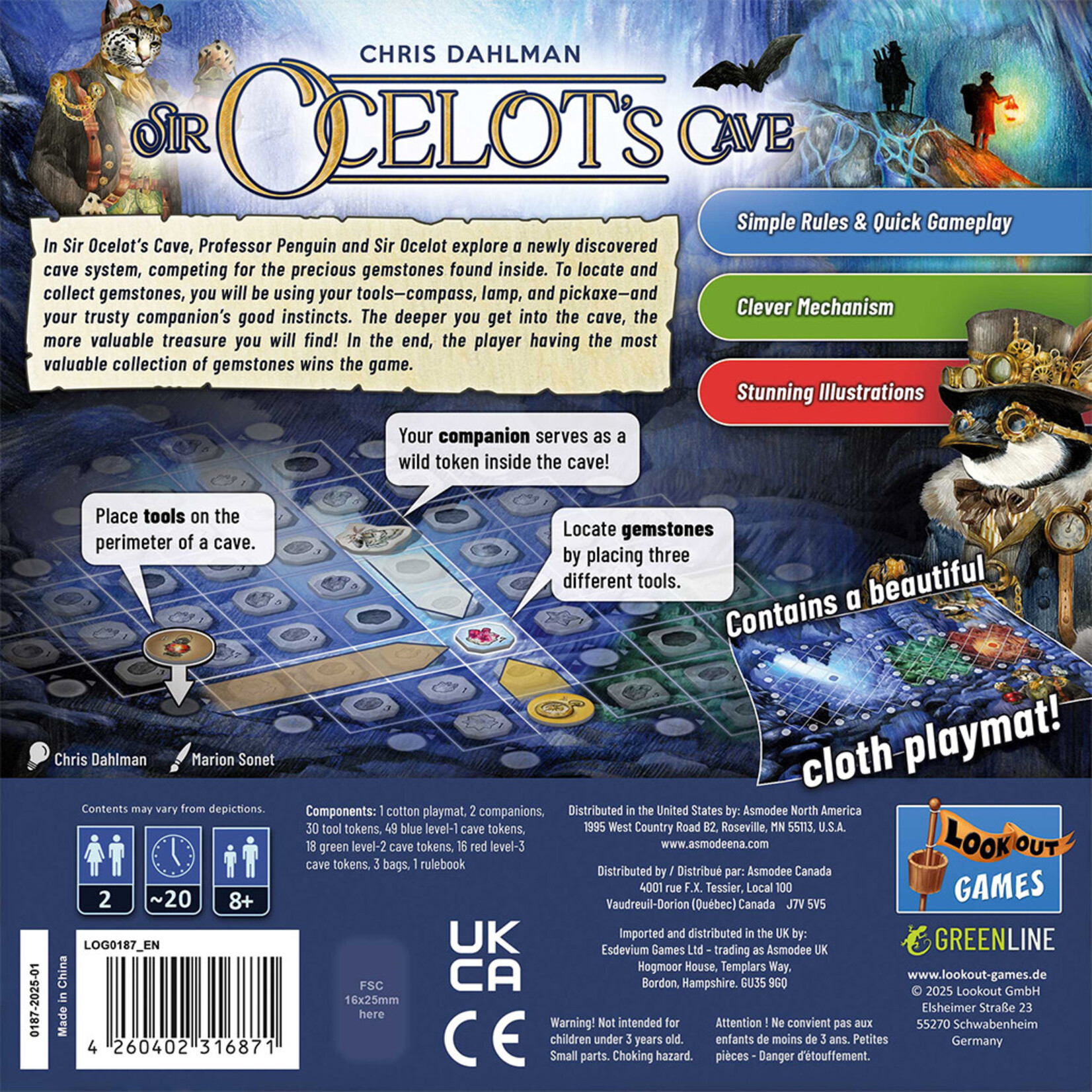 Lookout Games Sir Ocelot's Cave