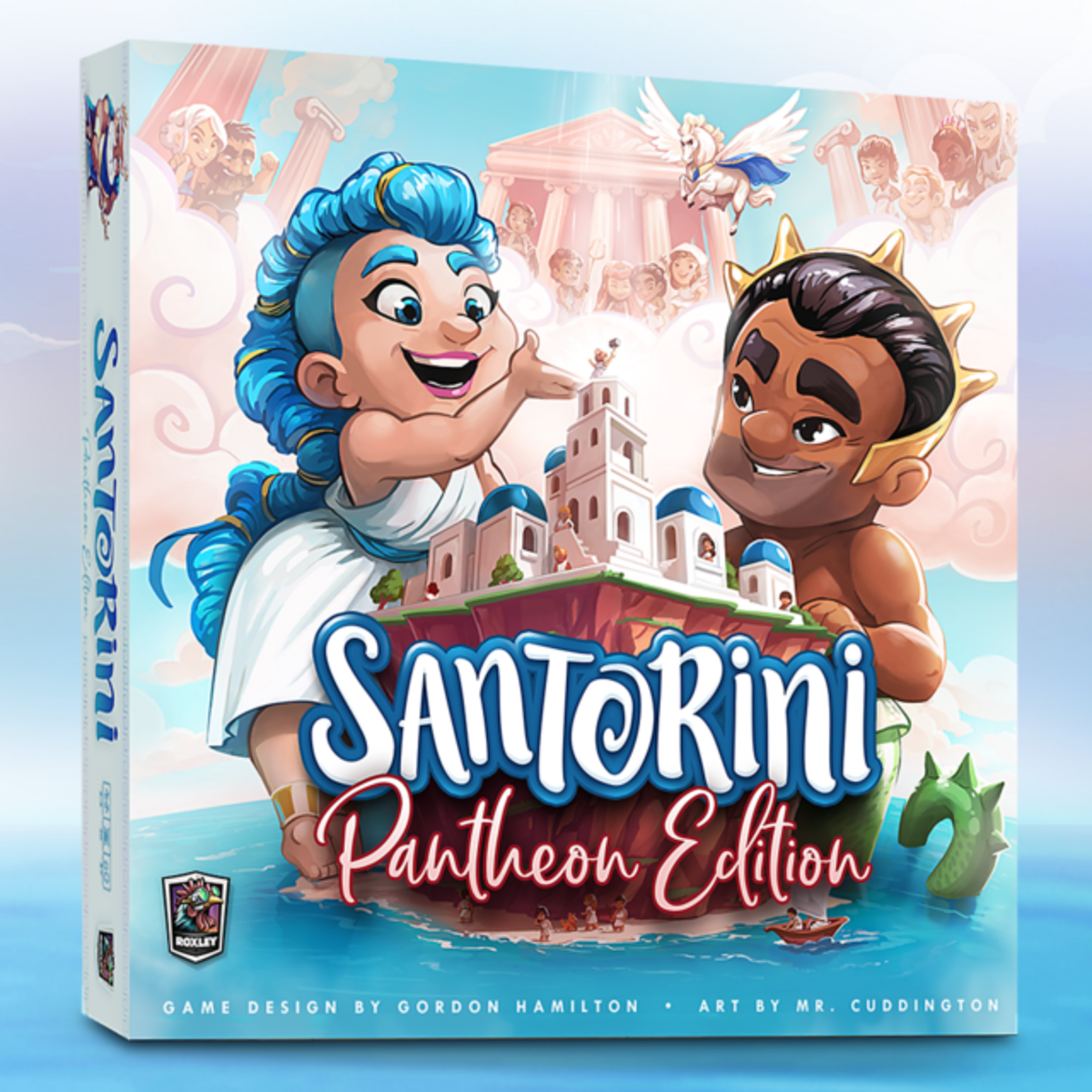 Roxley Games Santorini Pantheon Edition  + Synth Cards