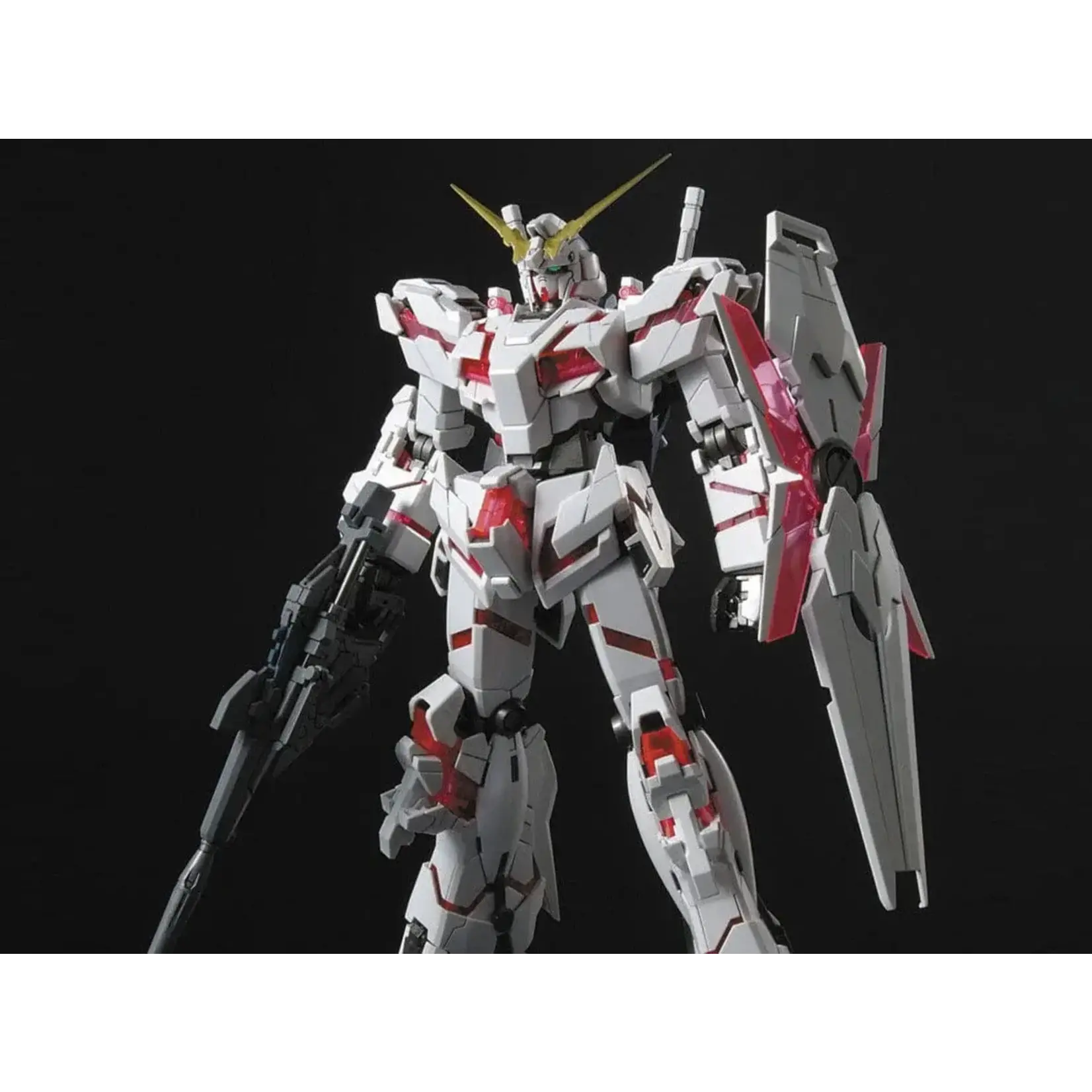 BANDAI CO Gunpla: Master Grade - Gundam UC, Unicorn Gundam HD COLOR + MS CAGE