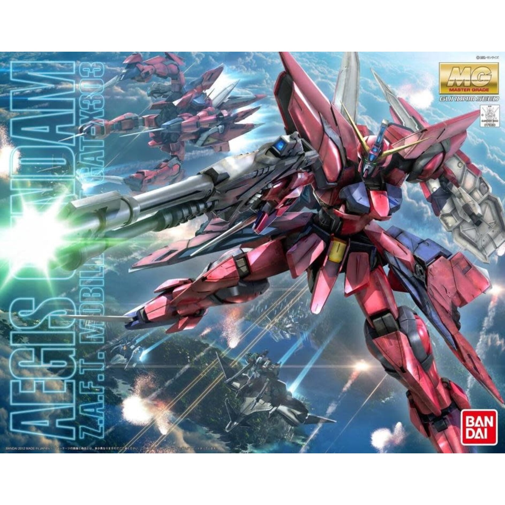 BANDAI CO Gunpla MG Gundam SEED Aegis Gundam