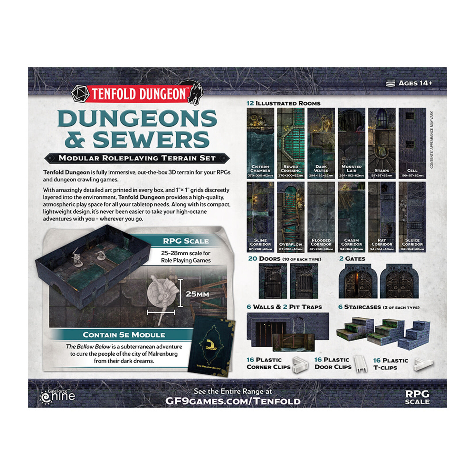 Battlefront Miniatures Tenfold Dungeons Dungeons & Sewers