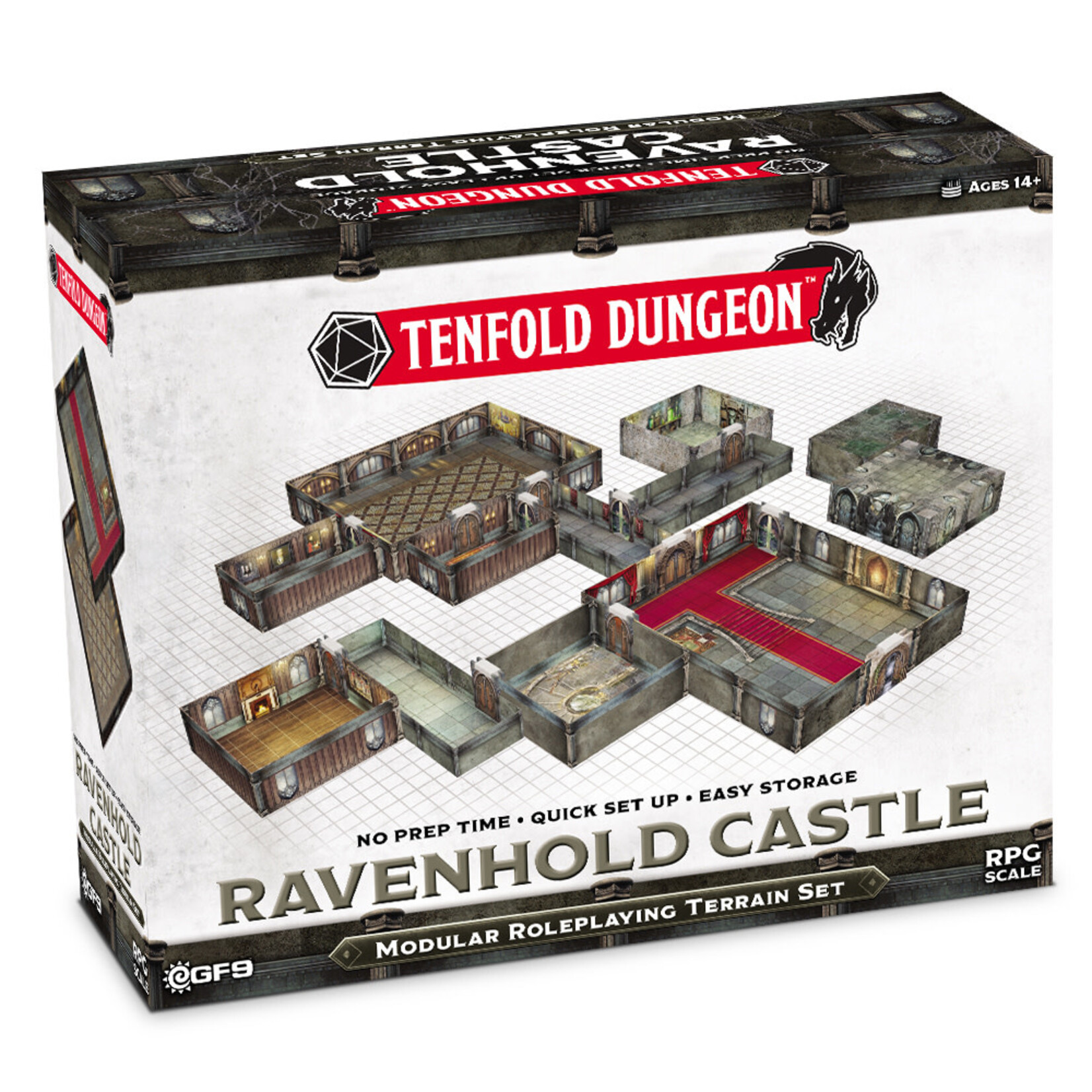 GaleForce Nine Tenfold Dungeons Ravenhold Castle