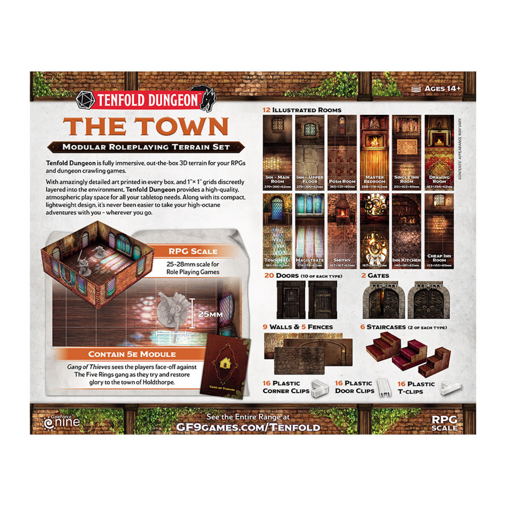 Battlefront Miniatures Tenfold Dungeons The Town