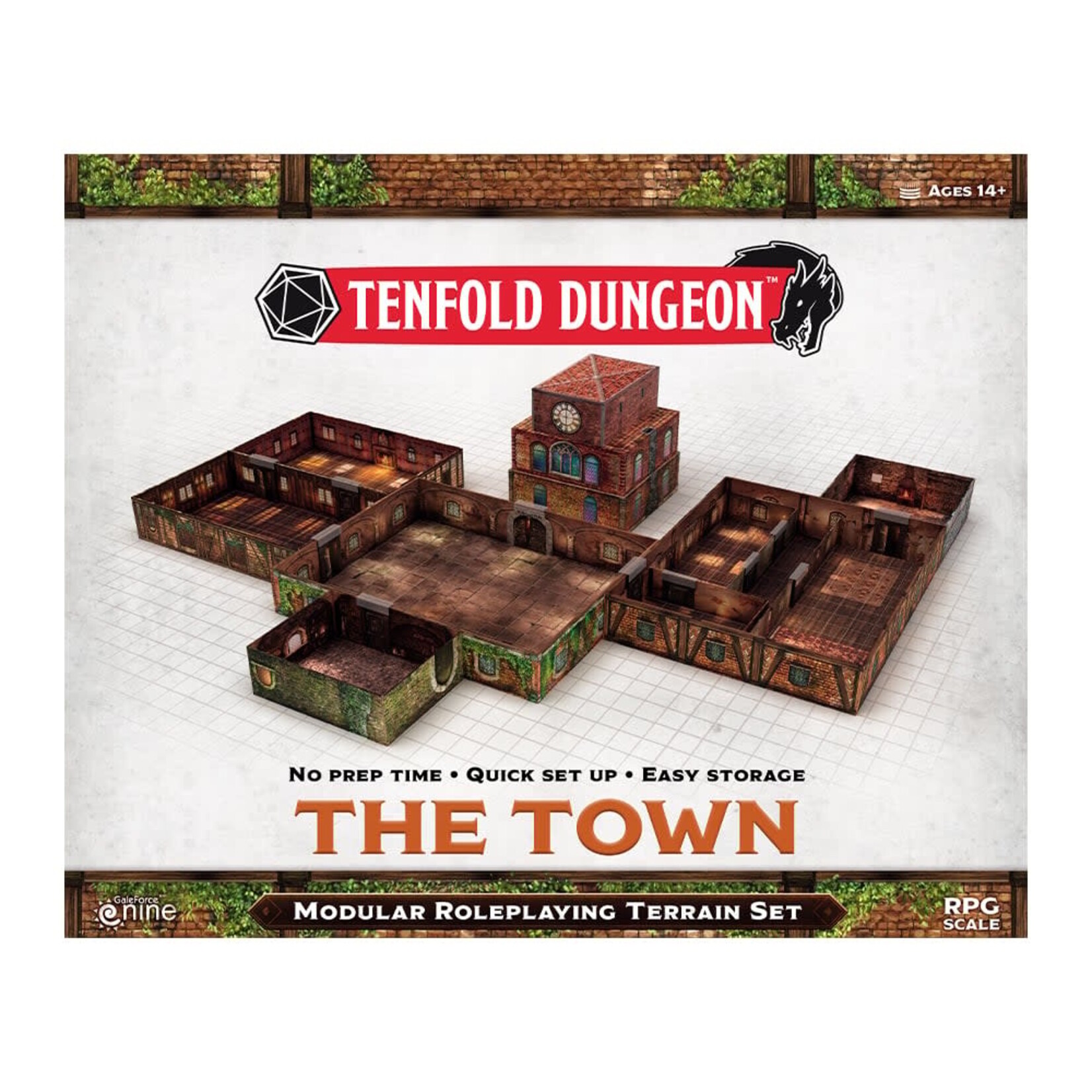 Battlefront Miniatures Tenfold Dungeons The Town