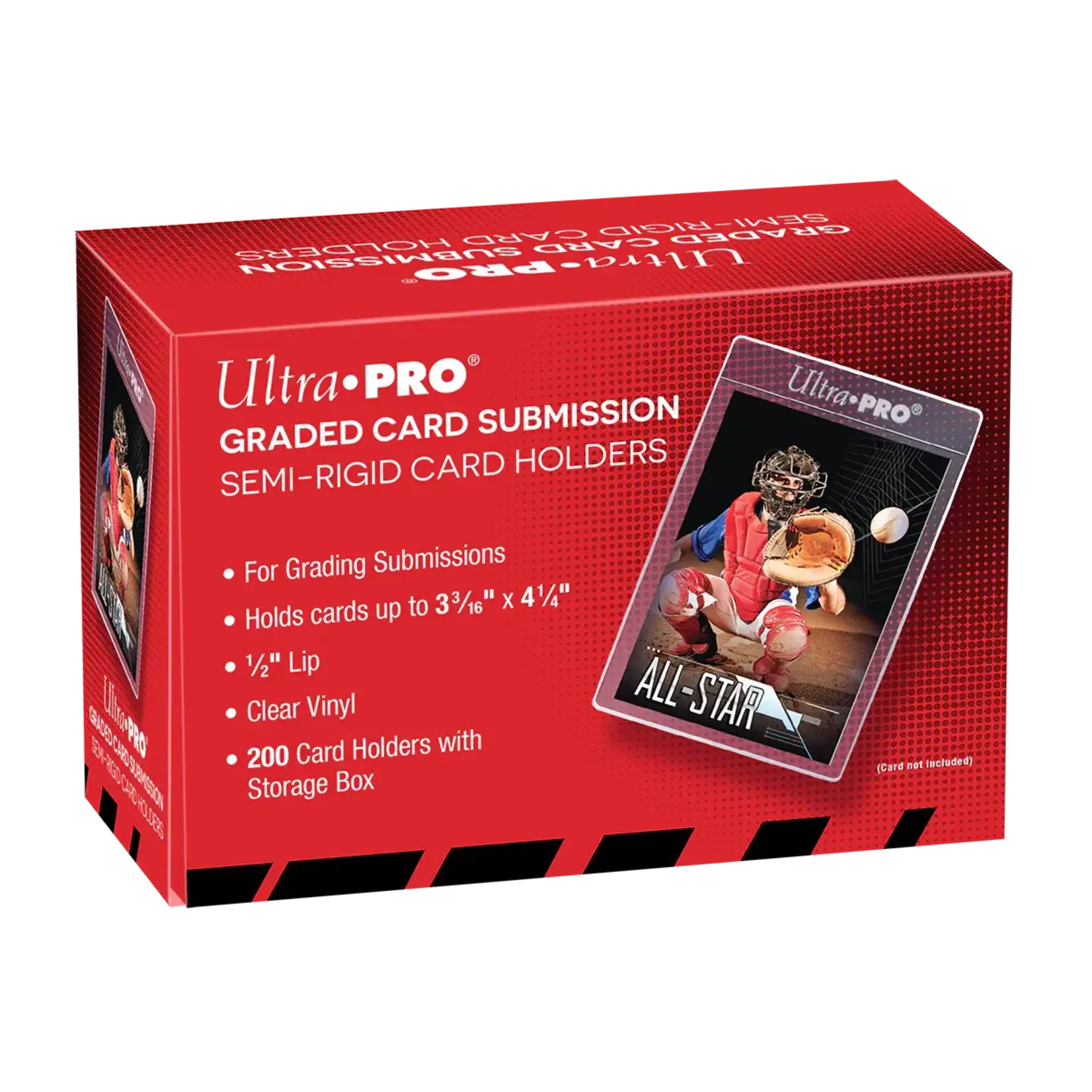 Ultra Pro Ultra Pro Card Holder Semi-Rigid Graded Card Submission Size 200ct
