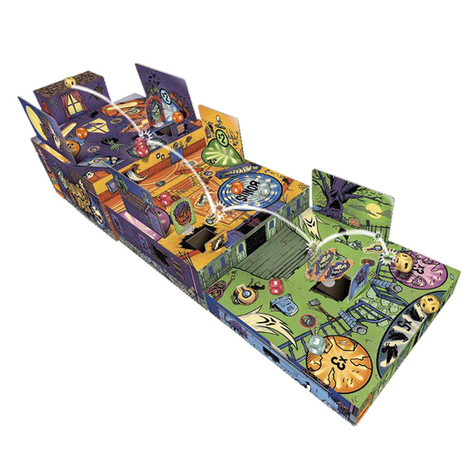 Pandasaurus Games Boxtop Pinball Haunted House