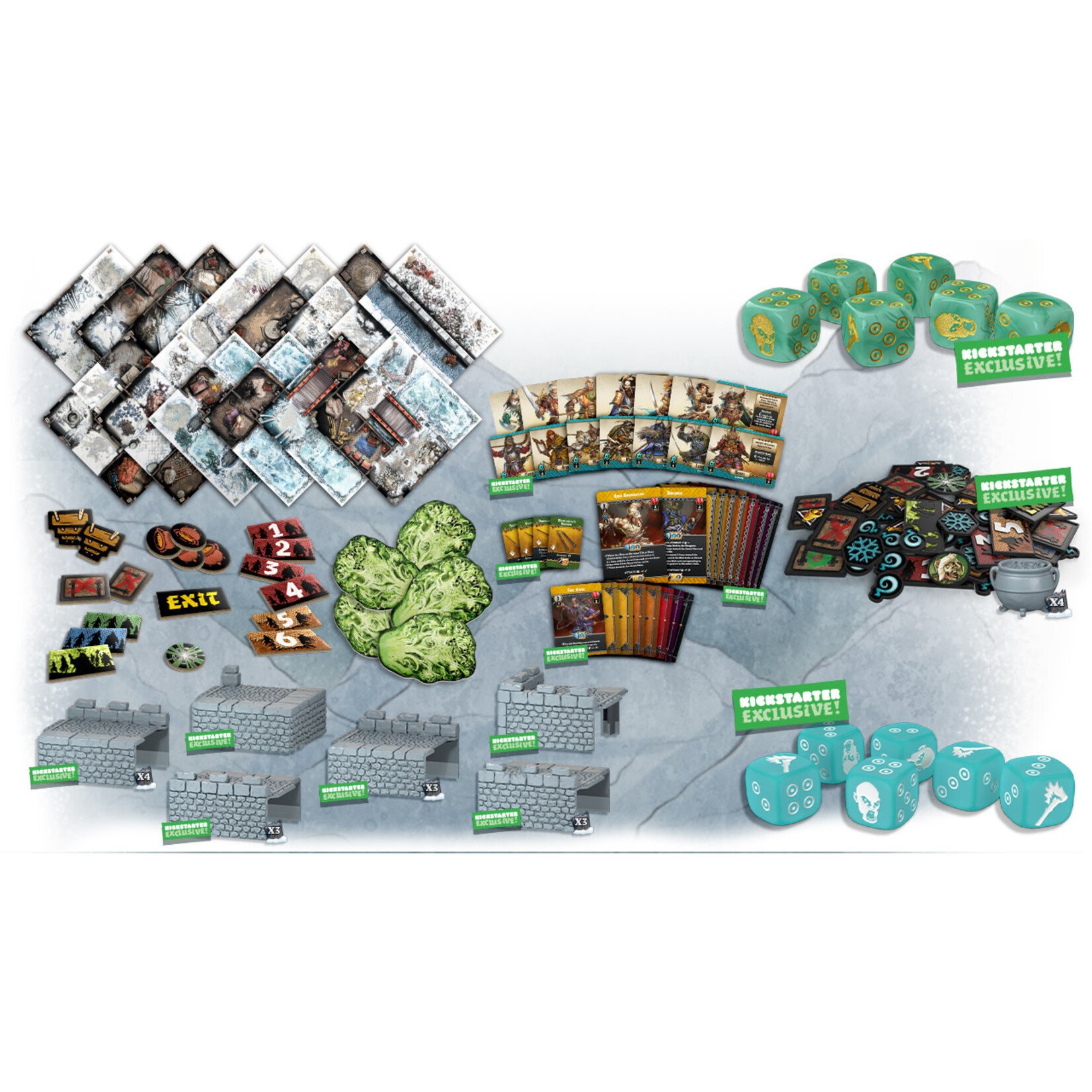 CMON Zombicide White Death Accessories