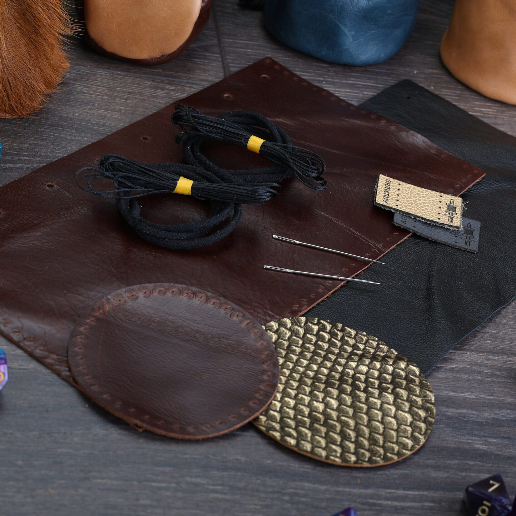 Game Envy Sword and Thread DIY Dice Bag Kits