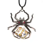 Sirius Dice D20 Necklace: Black Widow