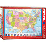 EuroGraphics Map of the United States of America 1000pc