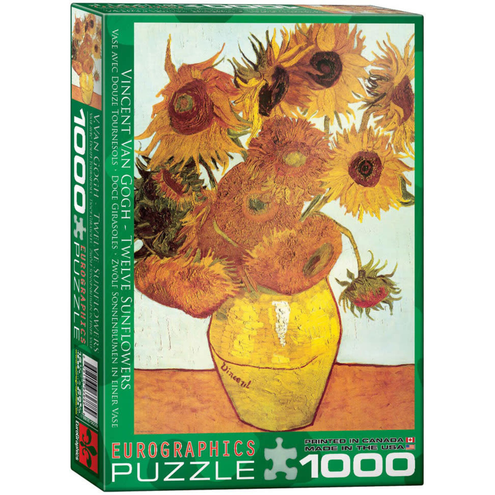 EuroGraphics Twelve Sunflowers 1000 pc
