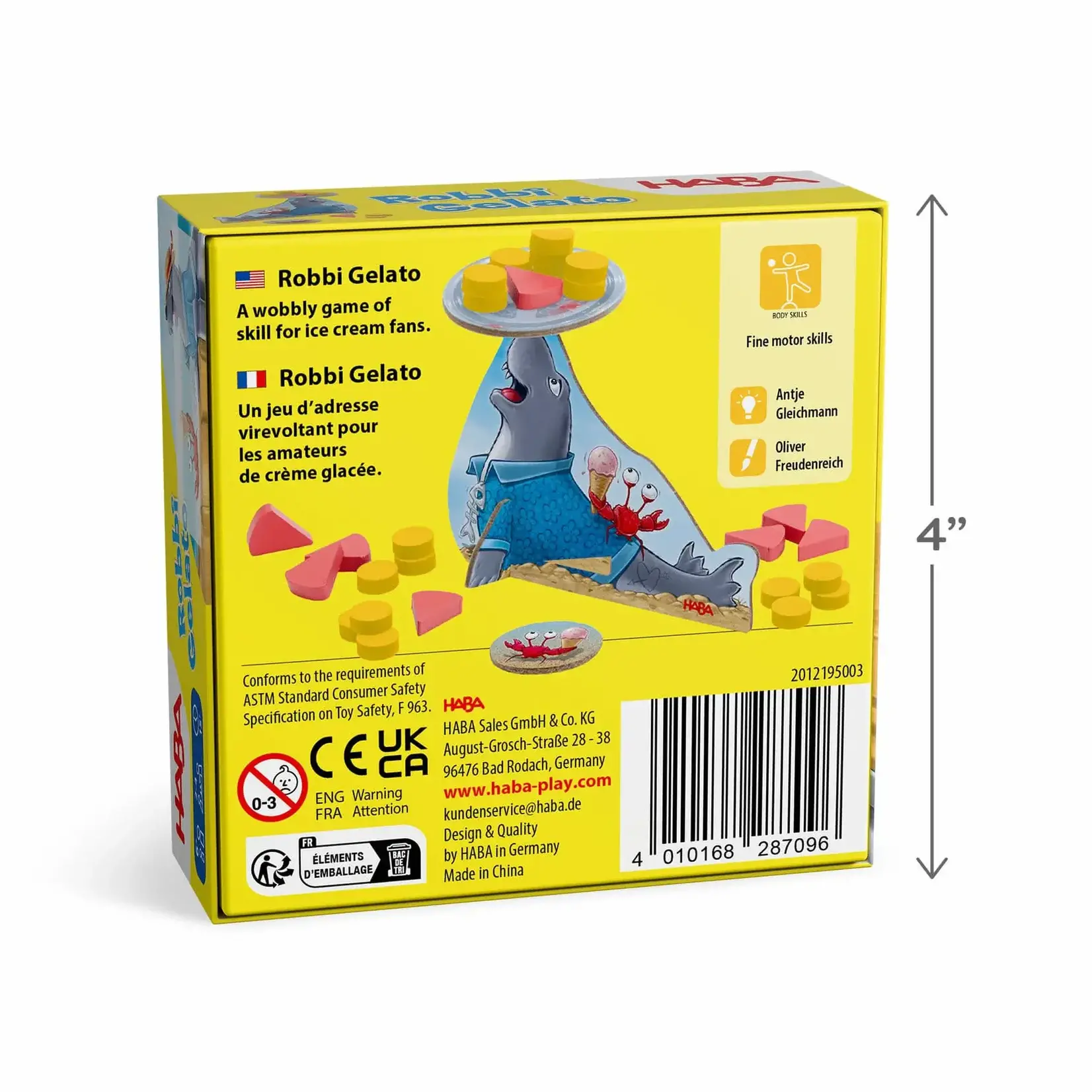 HABA USA Wobbly Seal Robbi Gelato