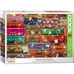 EuroGraphics Travel Suitcases 1000pc