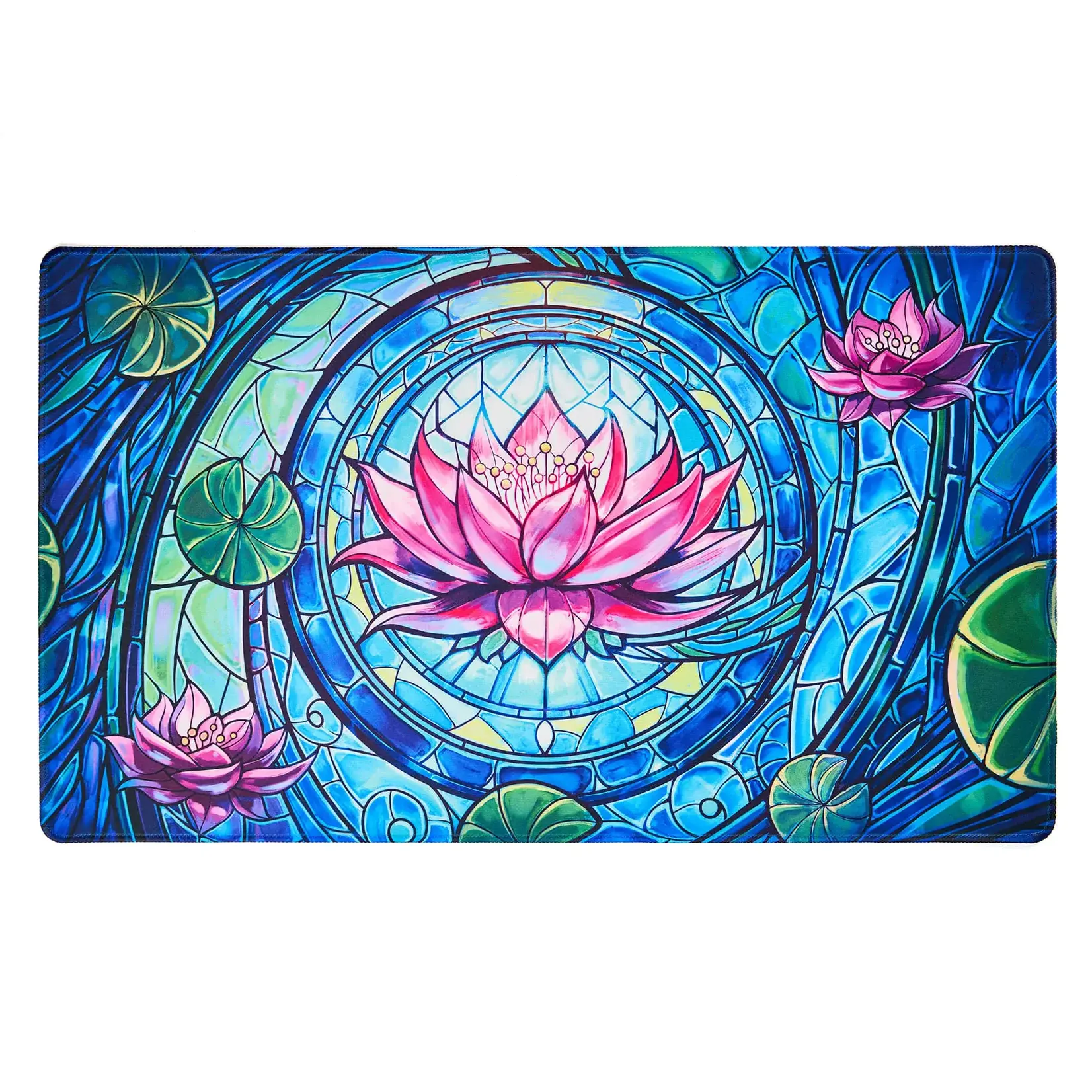 Arcane Fortress Playmat Stained Glass