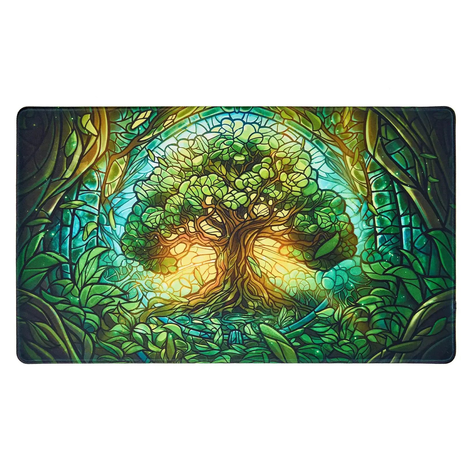 Arcane Fortress Playmat Stained Glass