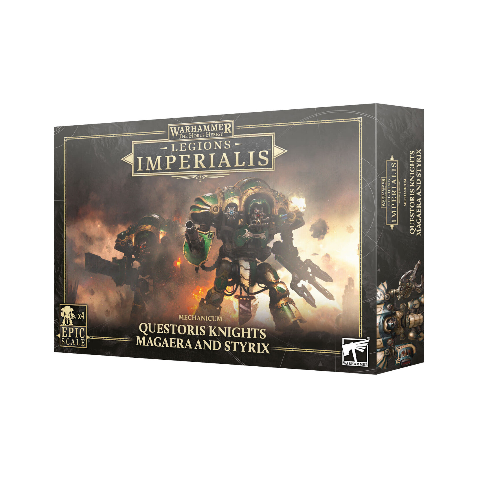 Games Workshop Legions Imperialis: Mechanicum Questoris Knights Magaera Styrix Miniature