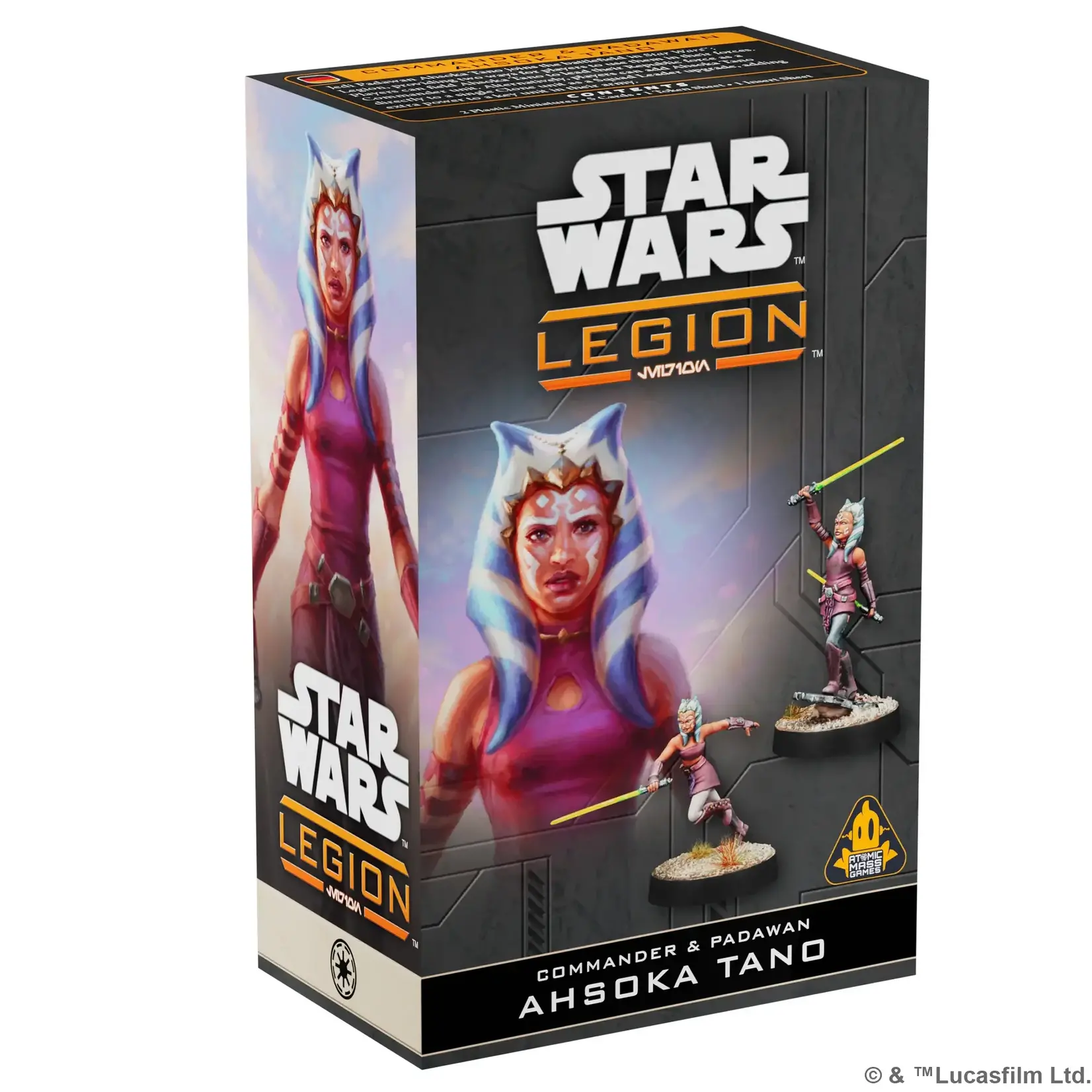 Atomic Mass Games SW Legion Commander & Padawan Ahsoka Tano