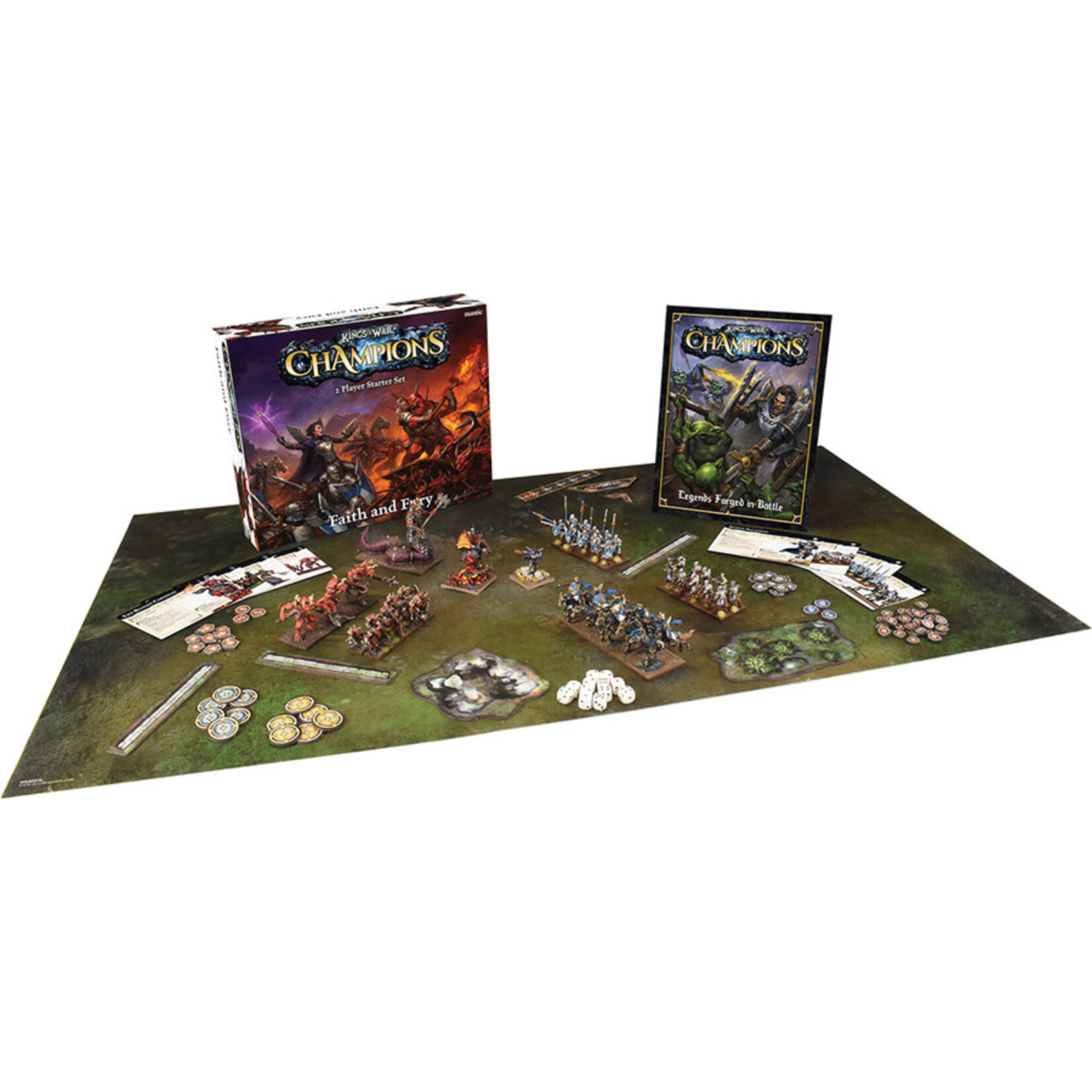 Mantic Entertainment Kings of War: Champions - Faith & Fury 2-Player Set