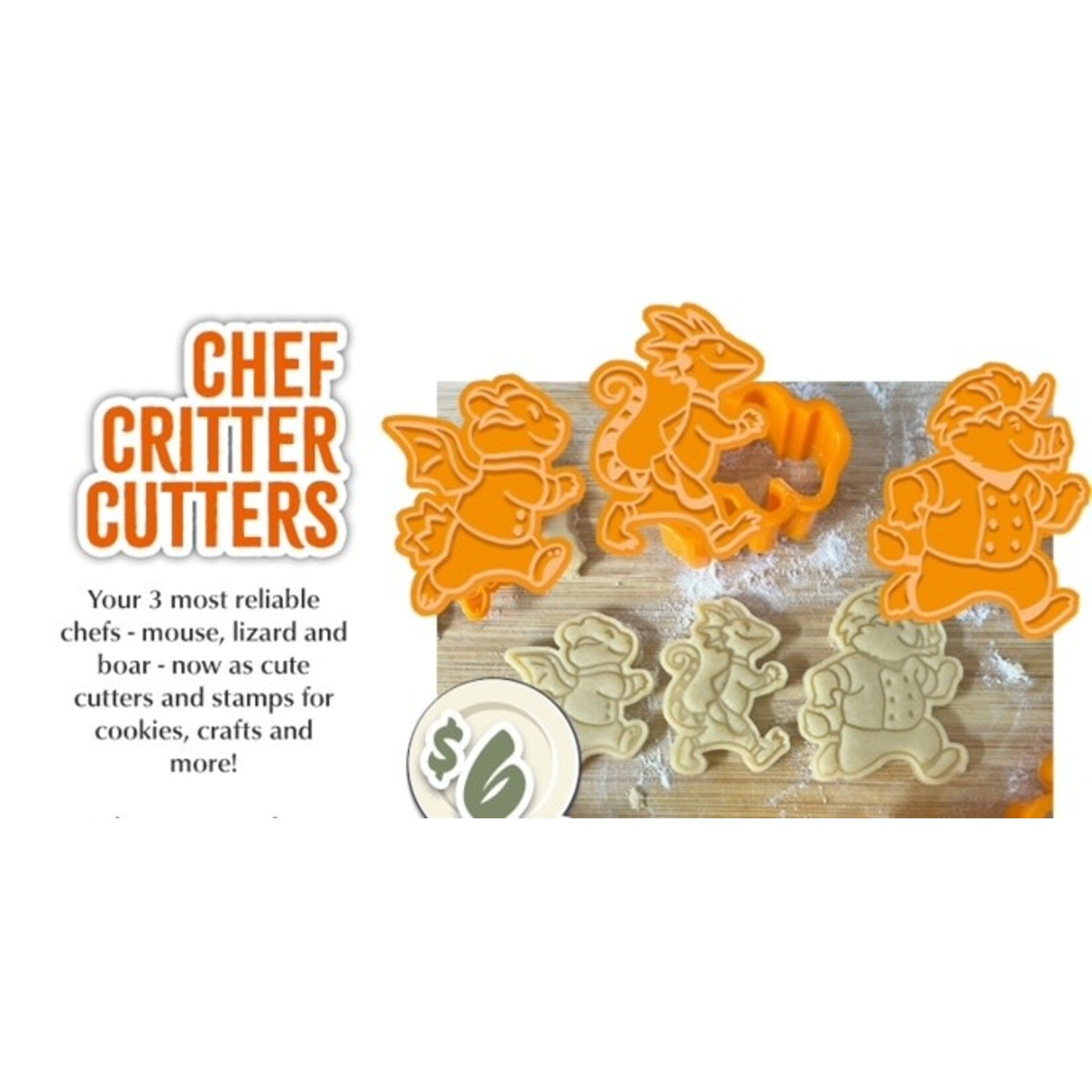 Cardboard Alchemy Critter Kitchen Chef Critter Cutters