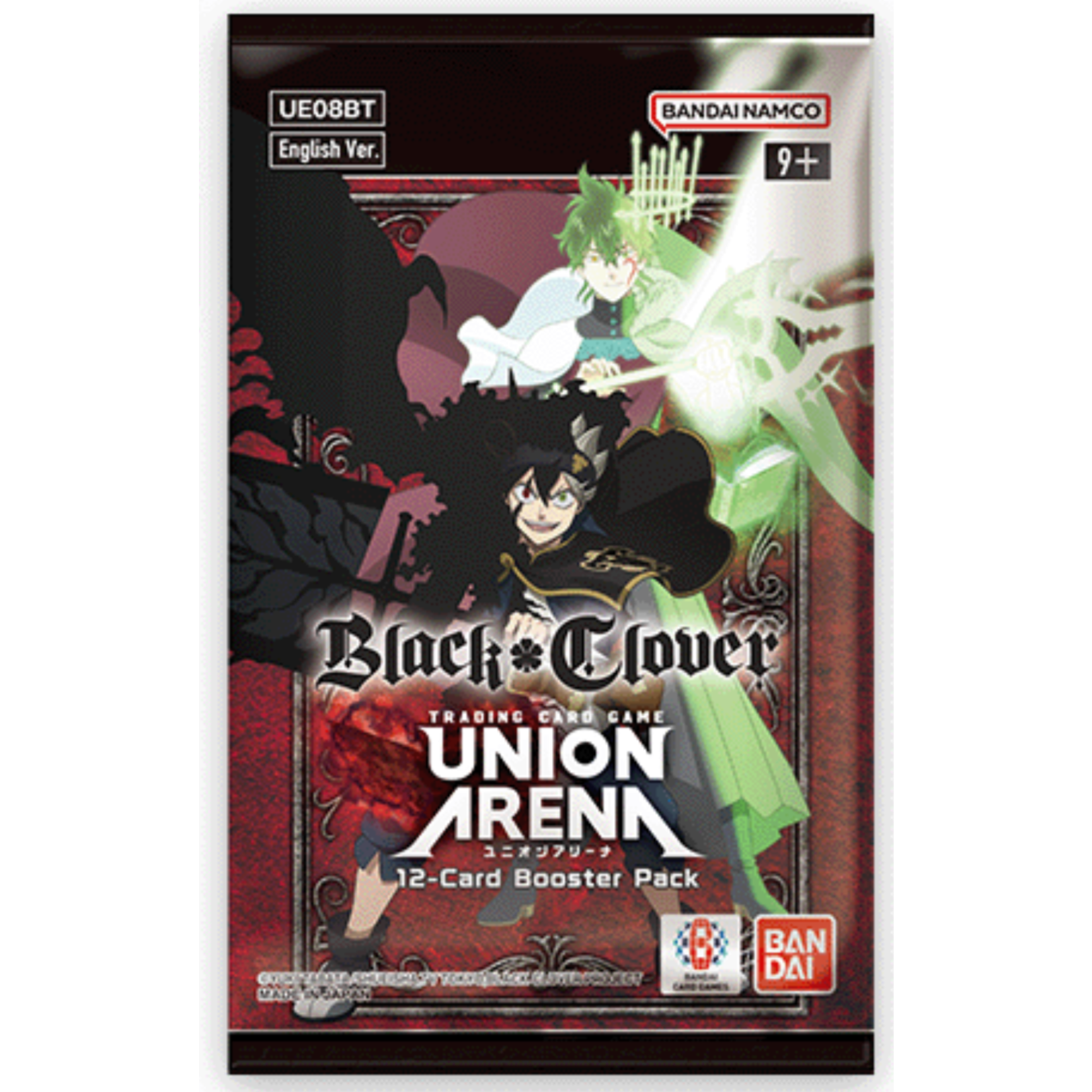 BANDAI CO Union Arena Black Clover Booster Pack