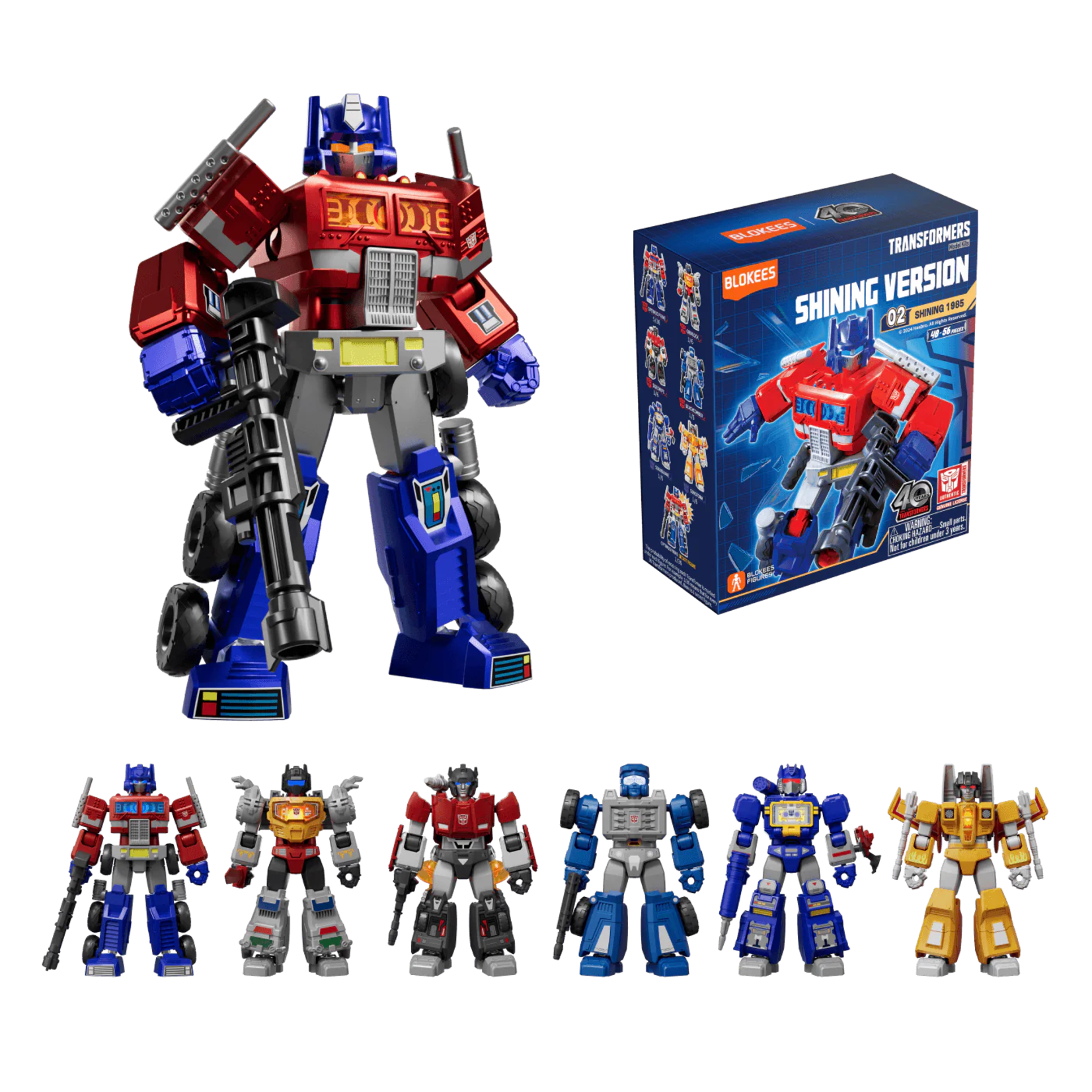 Blokees Transformers - 4" Shining Version 02 Shining 1985 Blind Box