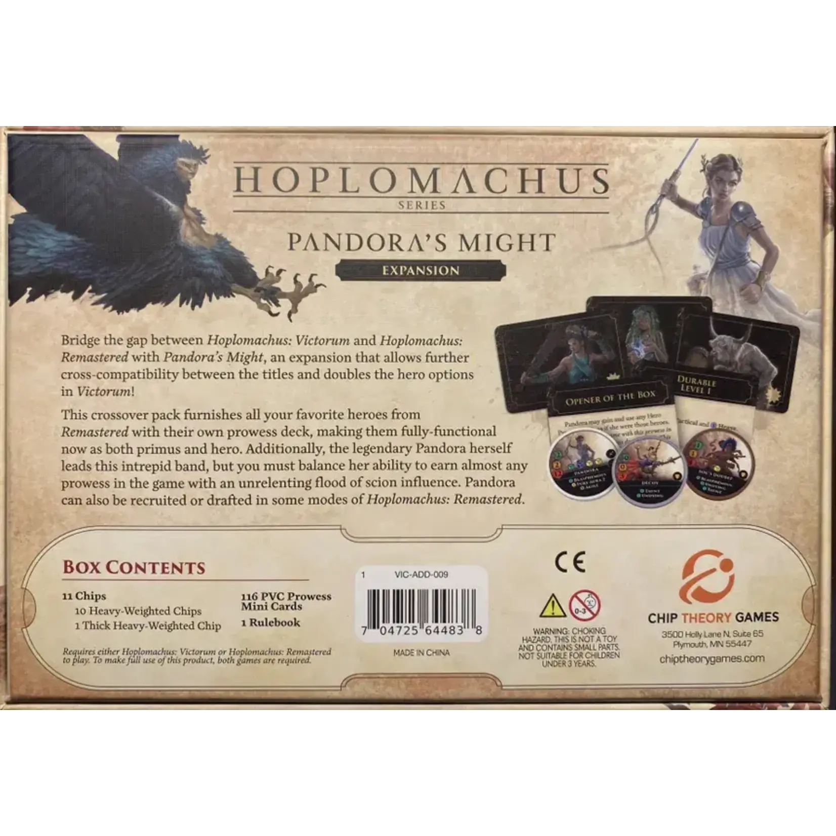 Chip Theory Games Hoplomachus Pandora's Might
