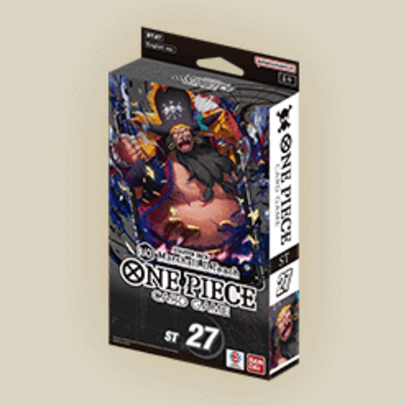 BANDAI CO One Piece TCG  Starter Deck ST-27 - Black Marshall D Teach "Blackbeard"