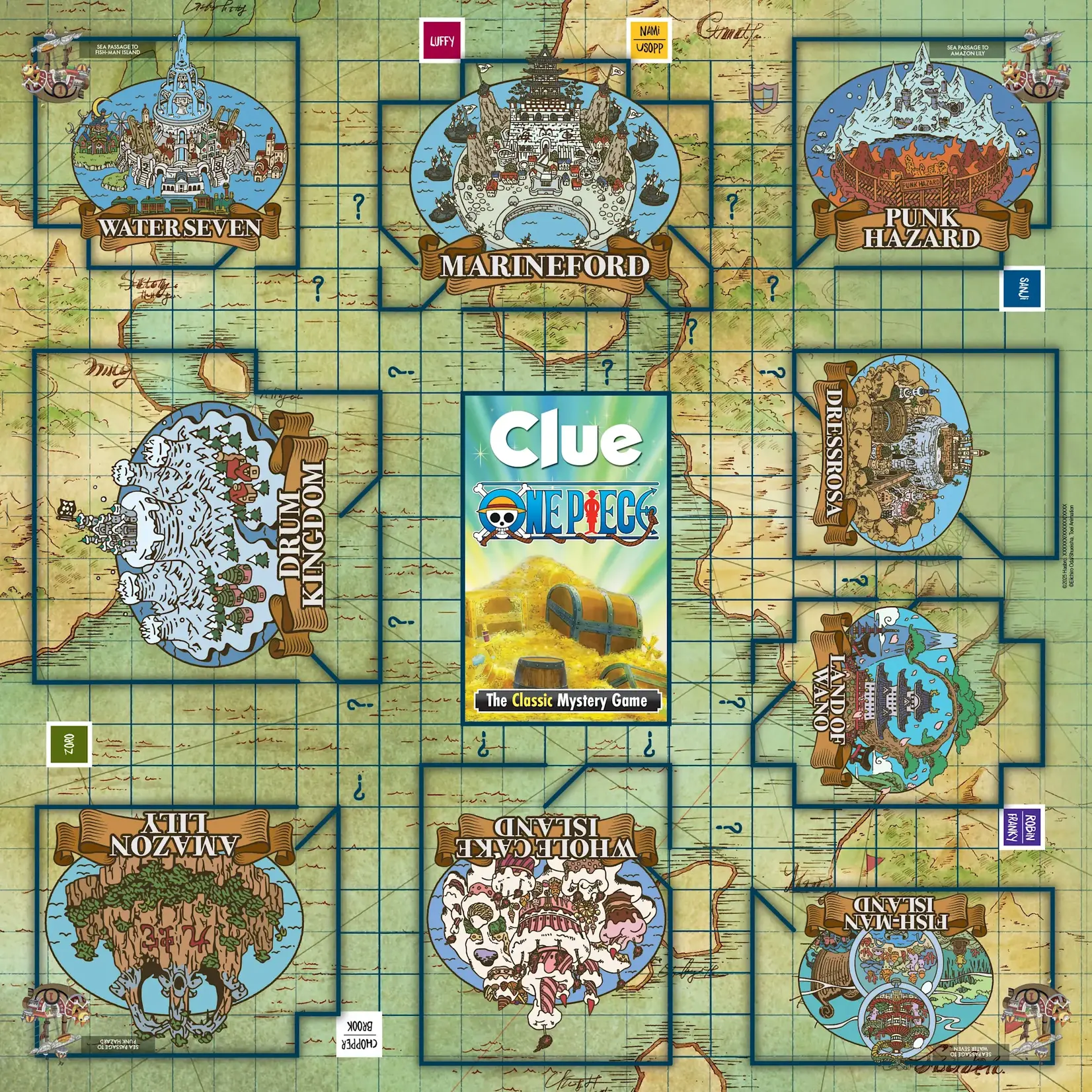 USAopoly CLUE One Piece