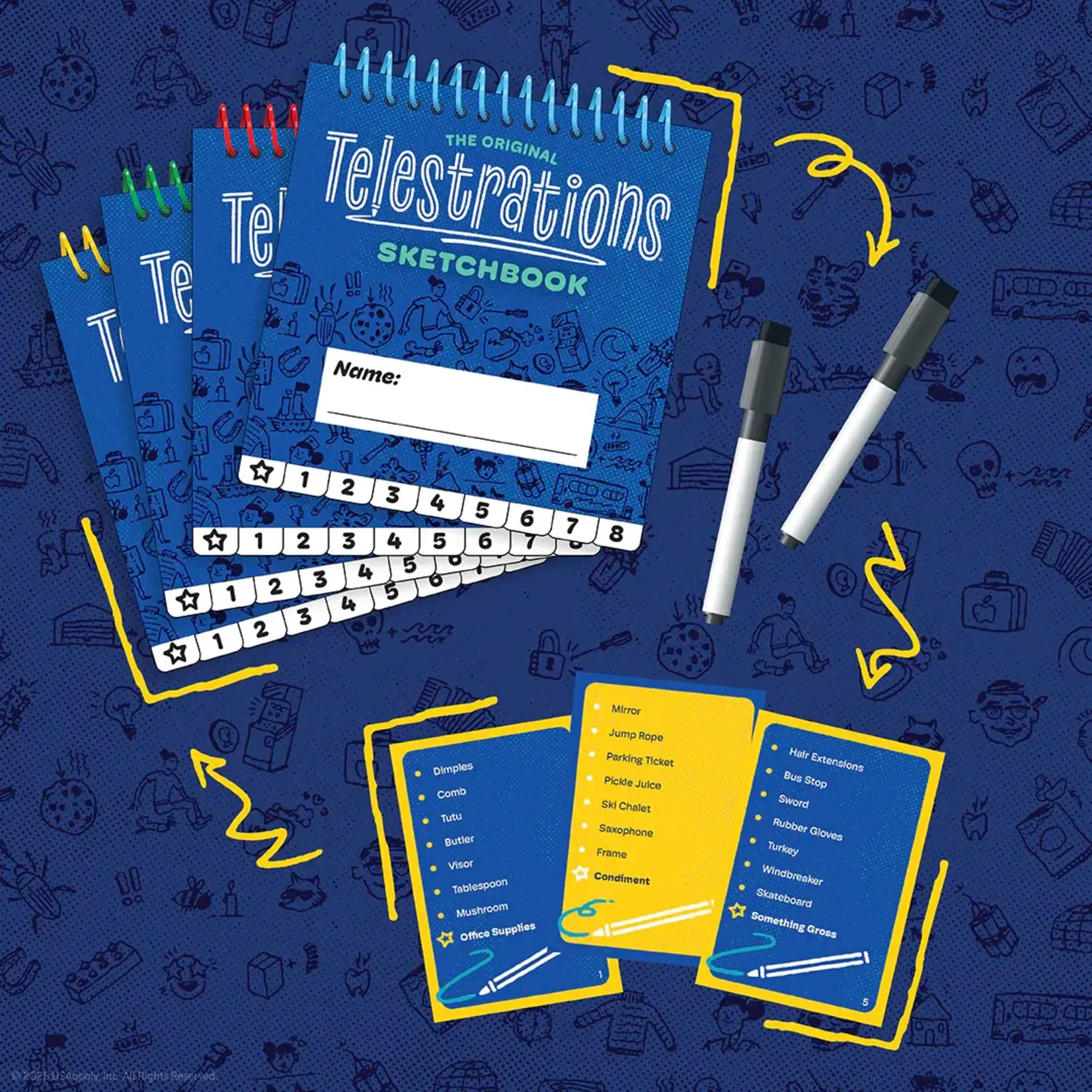 USAopoly Telestrations 8-Player 2025