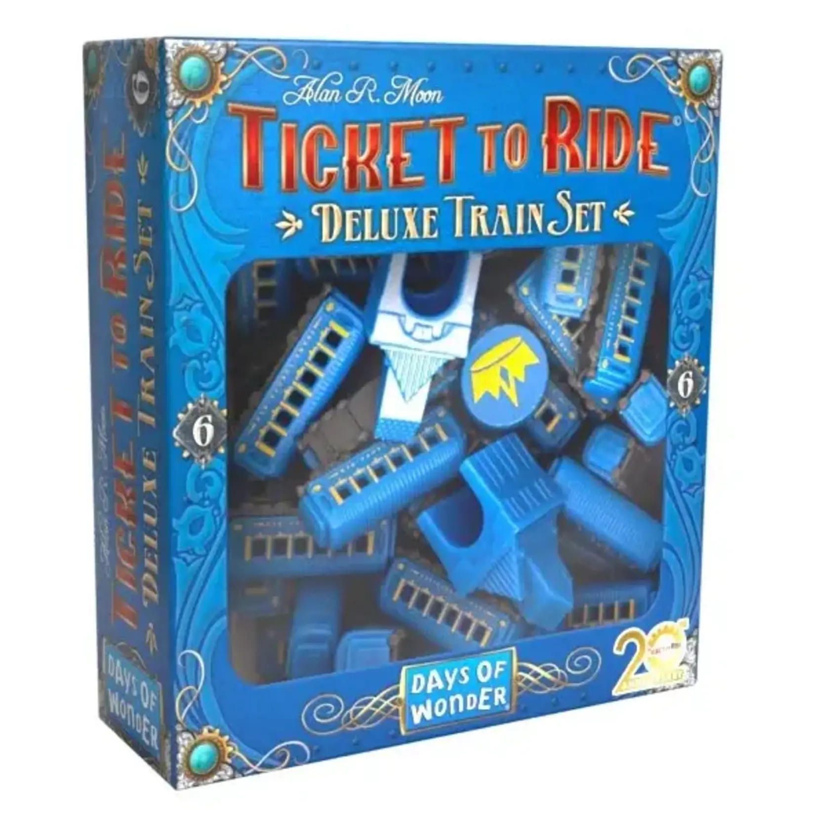 Days of Wonder Ticket to Ride 20th Anniversary Deluxe Train Set 6