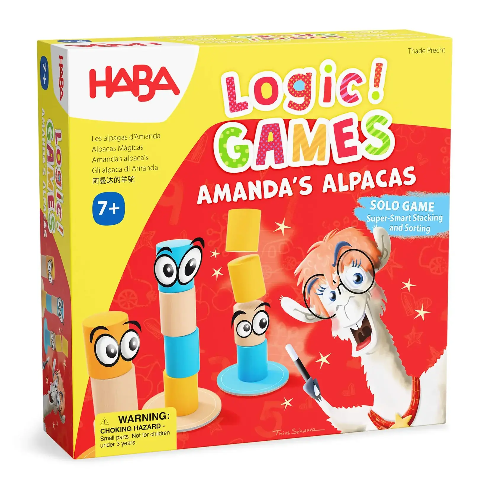 HABA USA Logic! Games Amanda's Alpacas