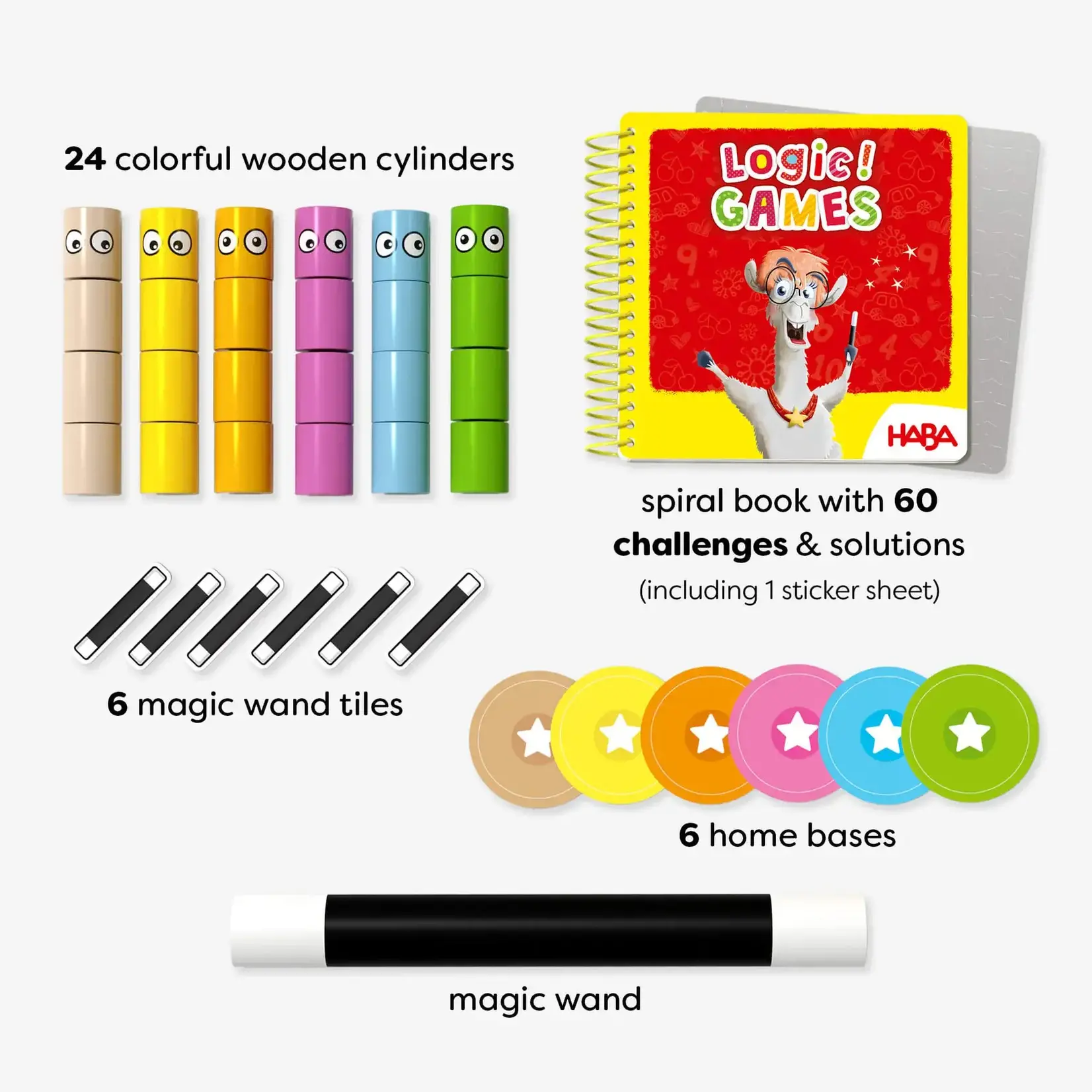 HABA USA Logic! Games Amanda's Alpacas