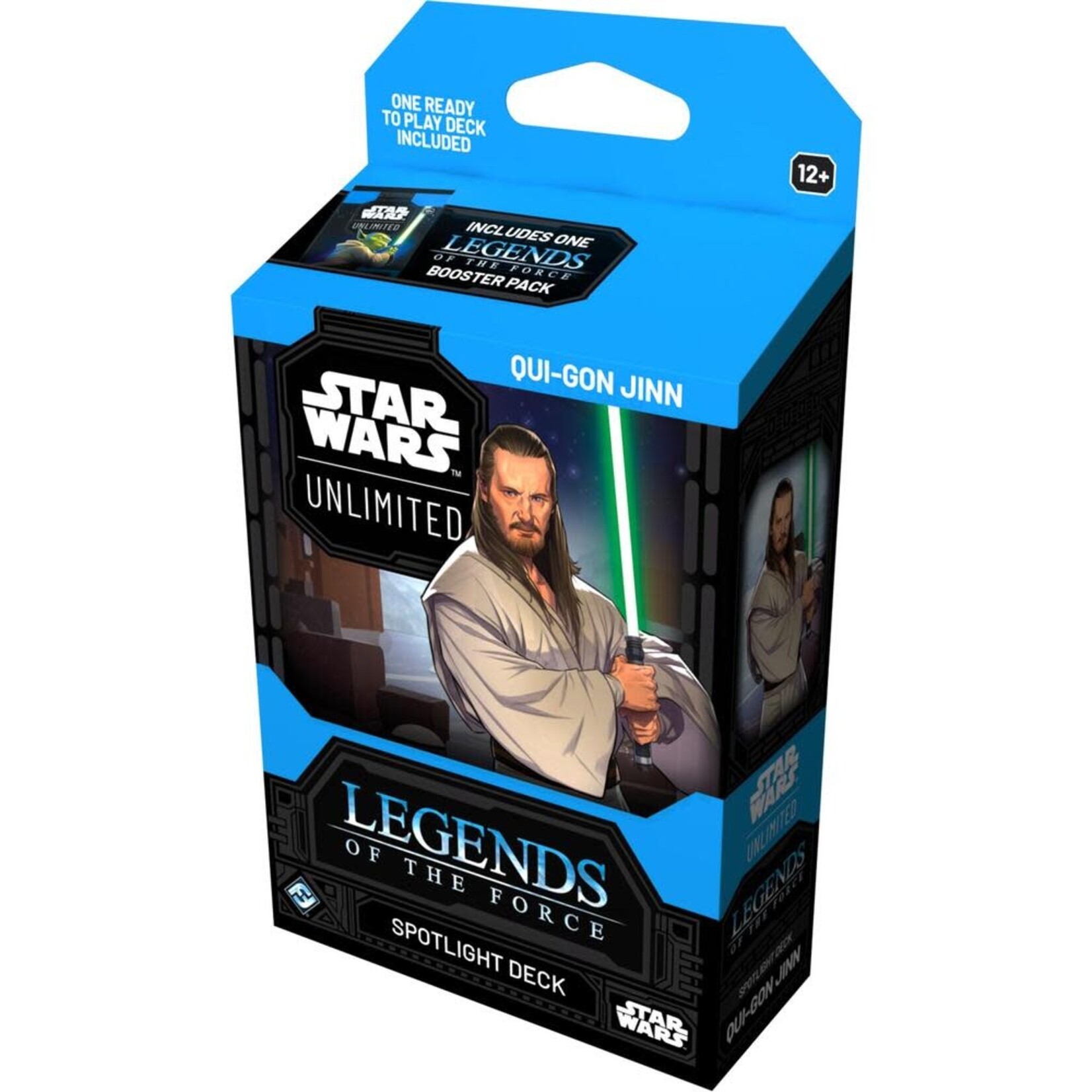 Fantasy Flight Games Star Wars Unlimited Legends of the Force Spotlight Deck Qui-Gon Jinn